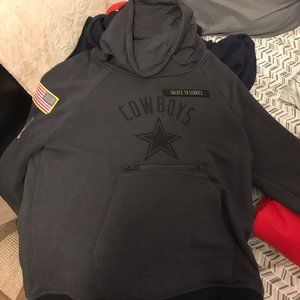DALLAS COWBOYS SAULTE TO SERVICE NIKE NFL HOODIE